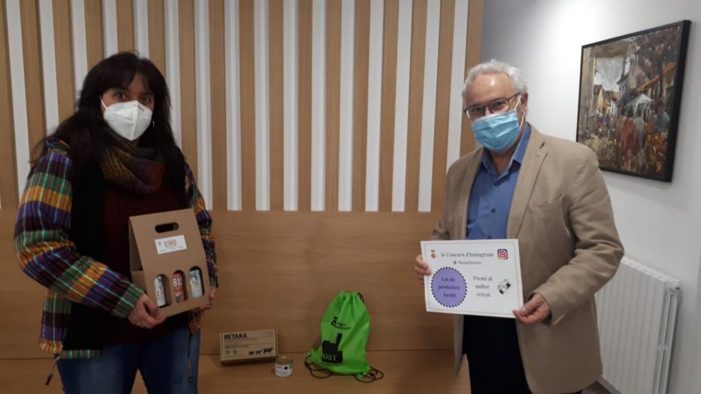 Entrega dels premis a les persones guanyadores del 5è Concurs d'Instagram #NadalOlost2020